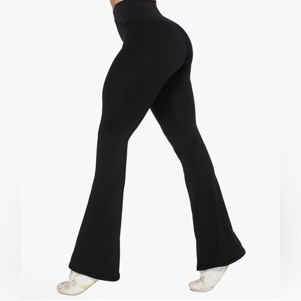 Sunzel Black Flare Yoga Pants – Size XL